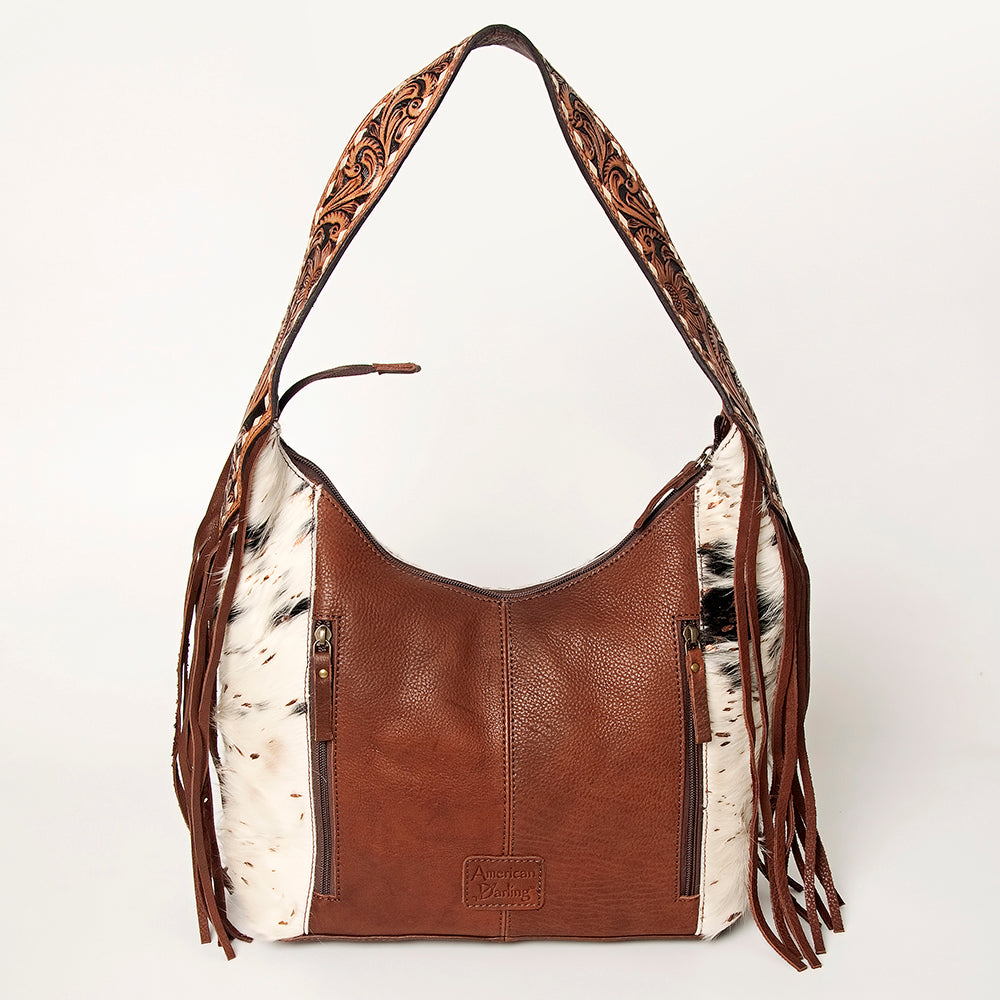 LC-ADBGA223 Hobo Hair On Genuine Western Leather Women Bag