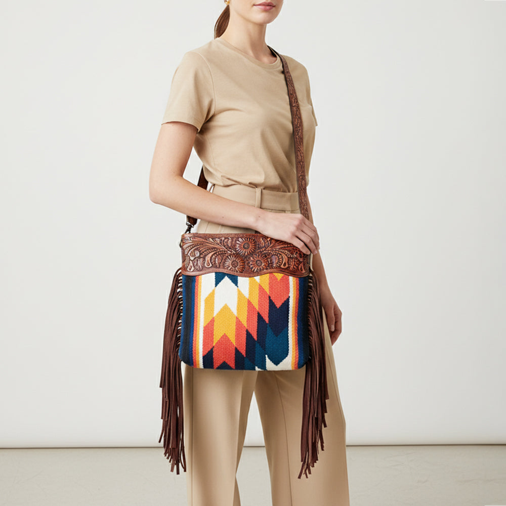 LC-ADBGZ559 Crossbody Genuine Western Leather Women Bag