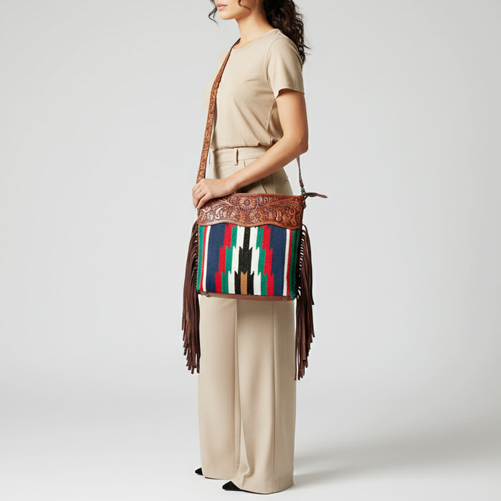 LC-ADBGZ570 Crossbody Genuine Western Leather Women Bag