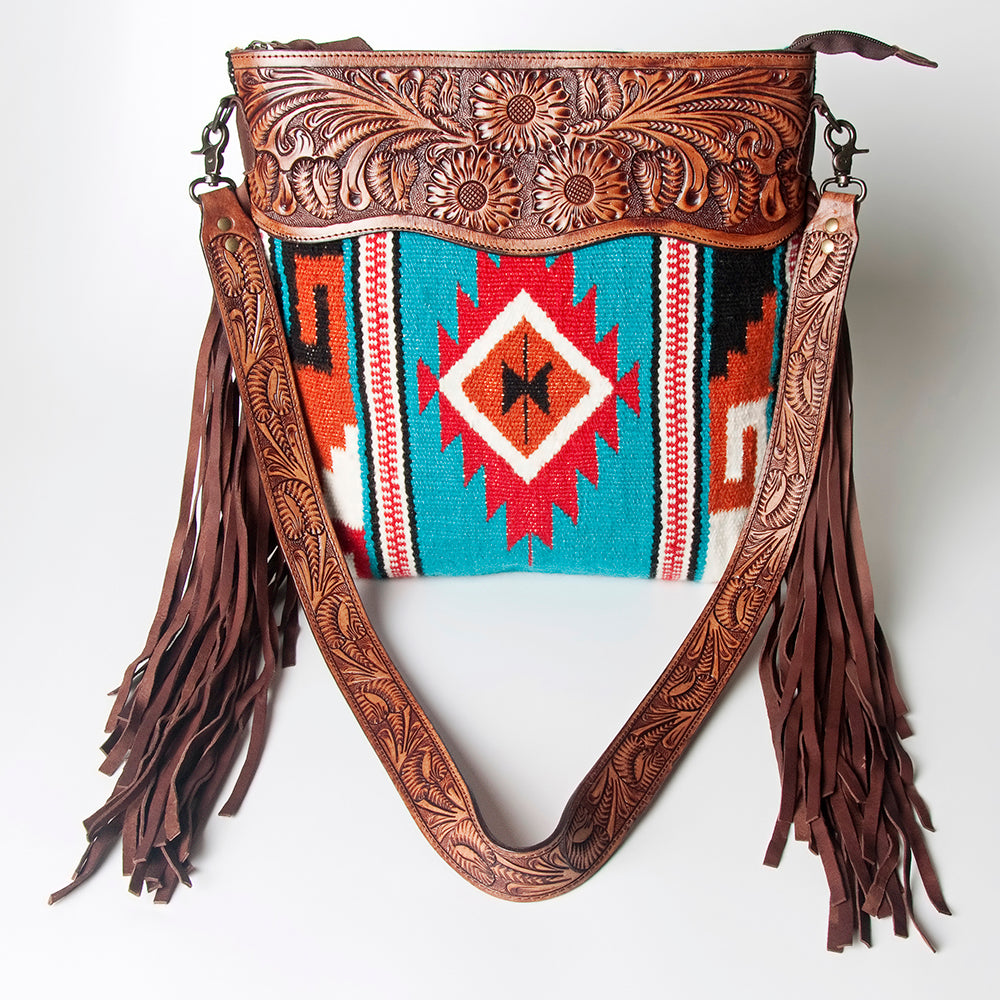 LC-ADBGZ576  Crossbody Genuine Western Leather Women Bag