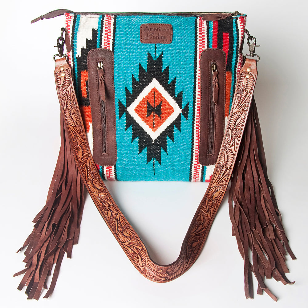 LC-ADBGZ576  Crossbody Genuine Western Leather Women Bag