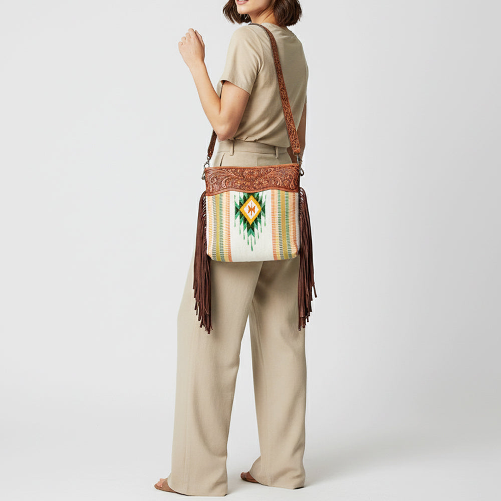 LC-ADBGZ580 Crossbody Genuine Western Leather Women Bag