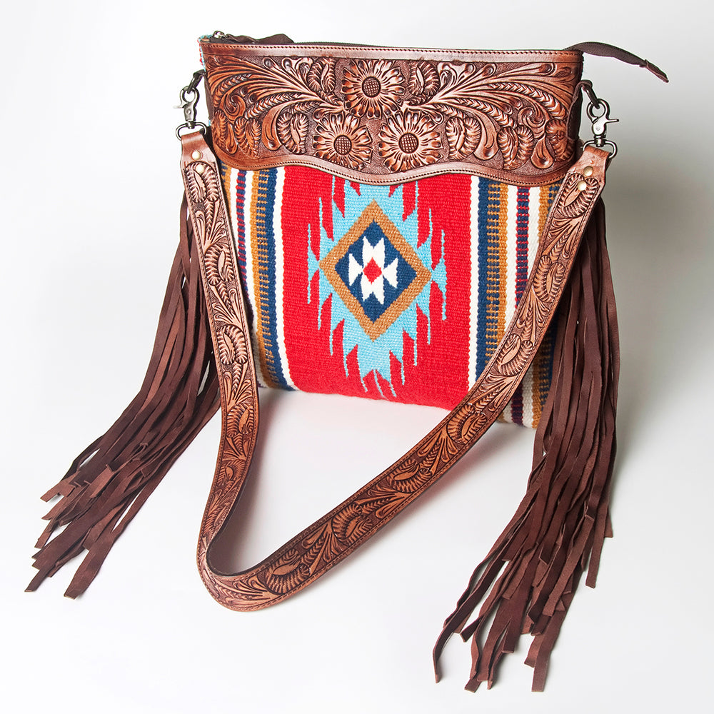 LC-ADBGZ582 Crossbody Genuine Western Leather Women Bag