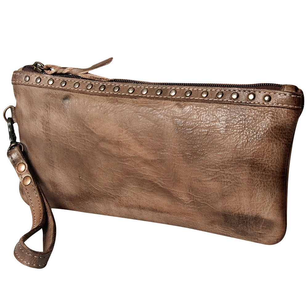 LC-NMBG101 Wristlet Genuine Leather women bag western Bag