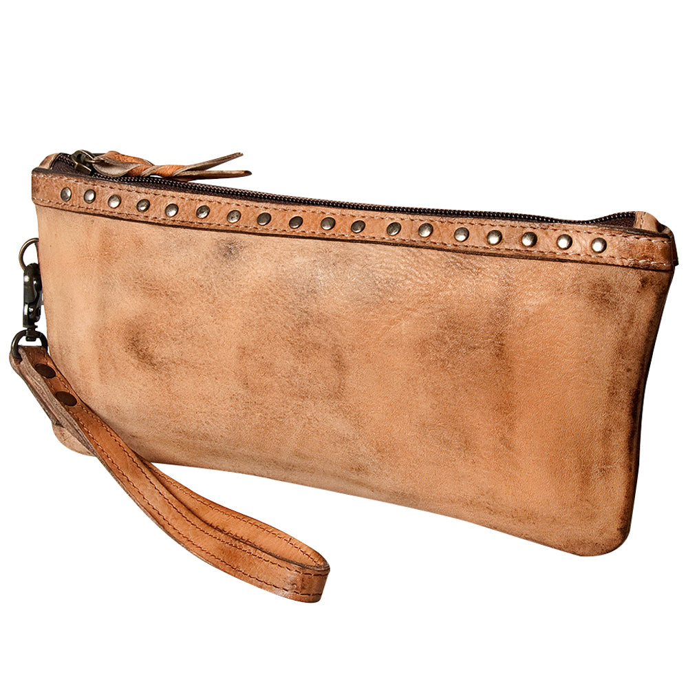 LC-NMBG101 Wristlet Genuine Leather women bag western Bag