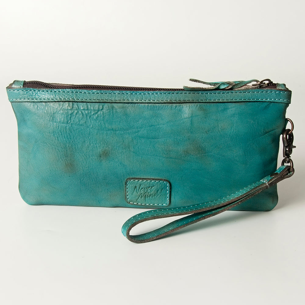 LC-NMBG101 Wristlet Genuine Leather women bag western Bag