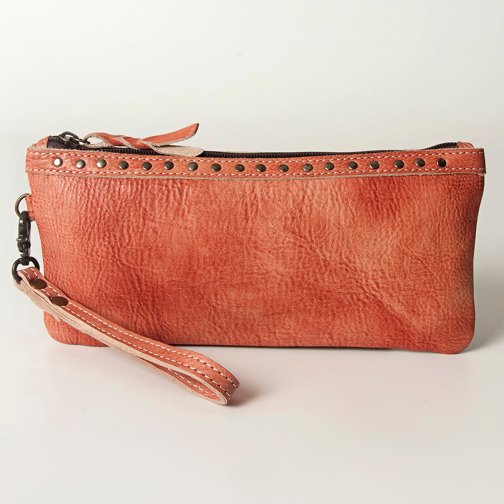 LC-NMBG101 Wristlet Genuine Leather women bag western Bag