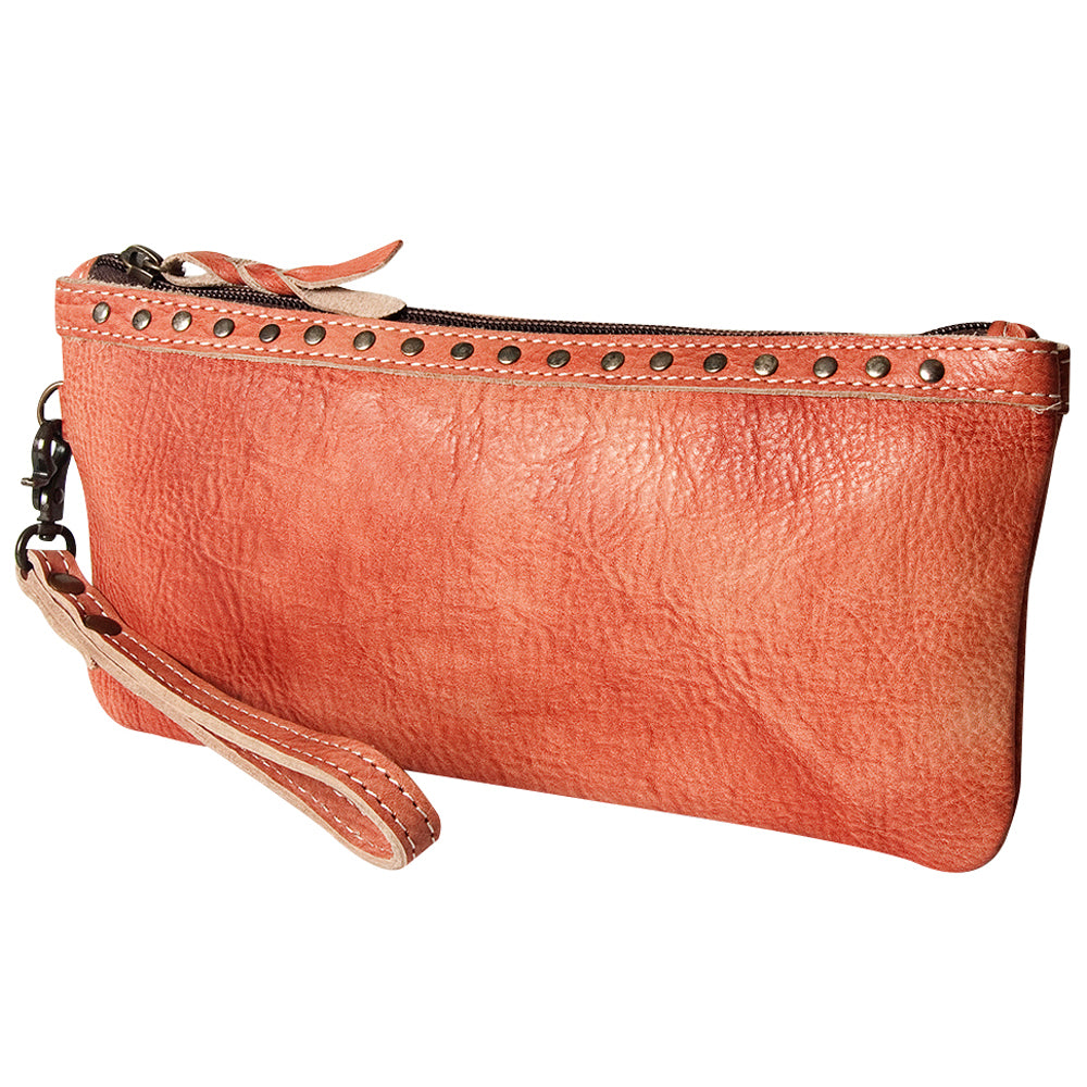 LC-NMBG101 Wristlet Genuine Leather women bag western Bag