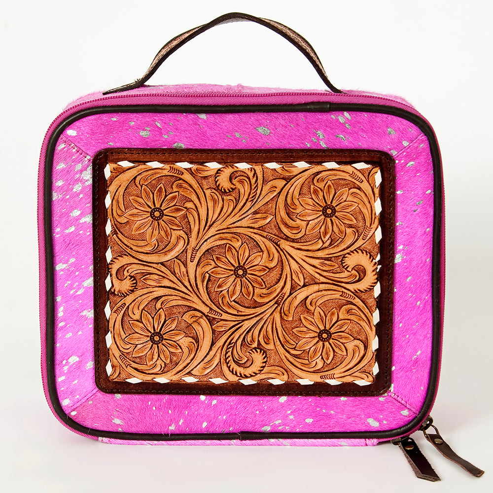 LC-ADBGA233 Jewelry Case Genuine Western Leather Women Bag