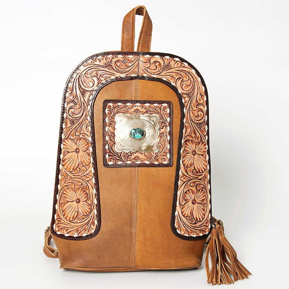 LC-ADBGA235A Backpack Genuine Western Leather Women Bag Clara