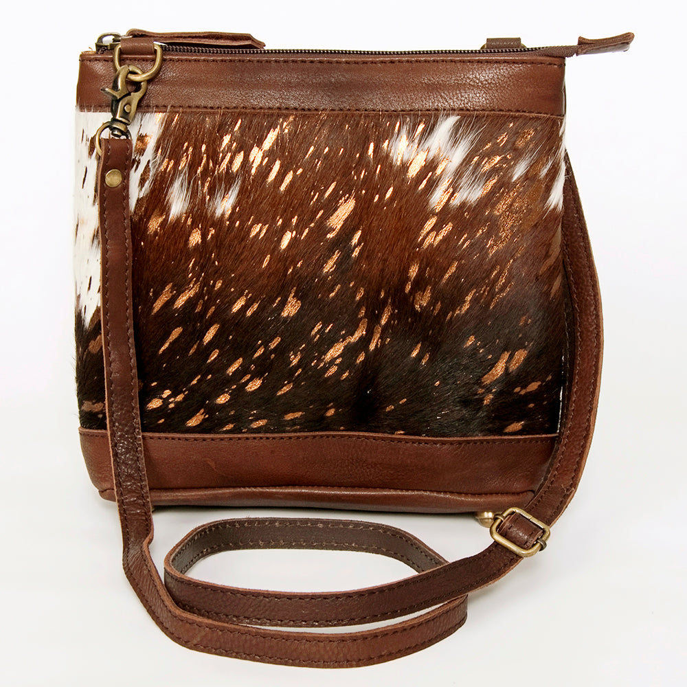 LC-ADBGA236 Hair on Crossbody Genuine Western Leather Women Bag