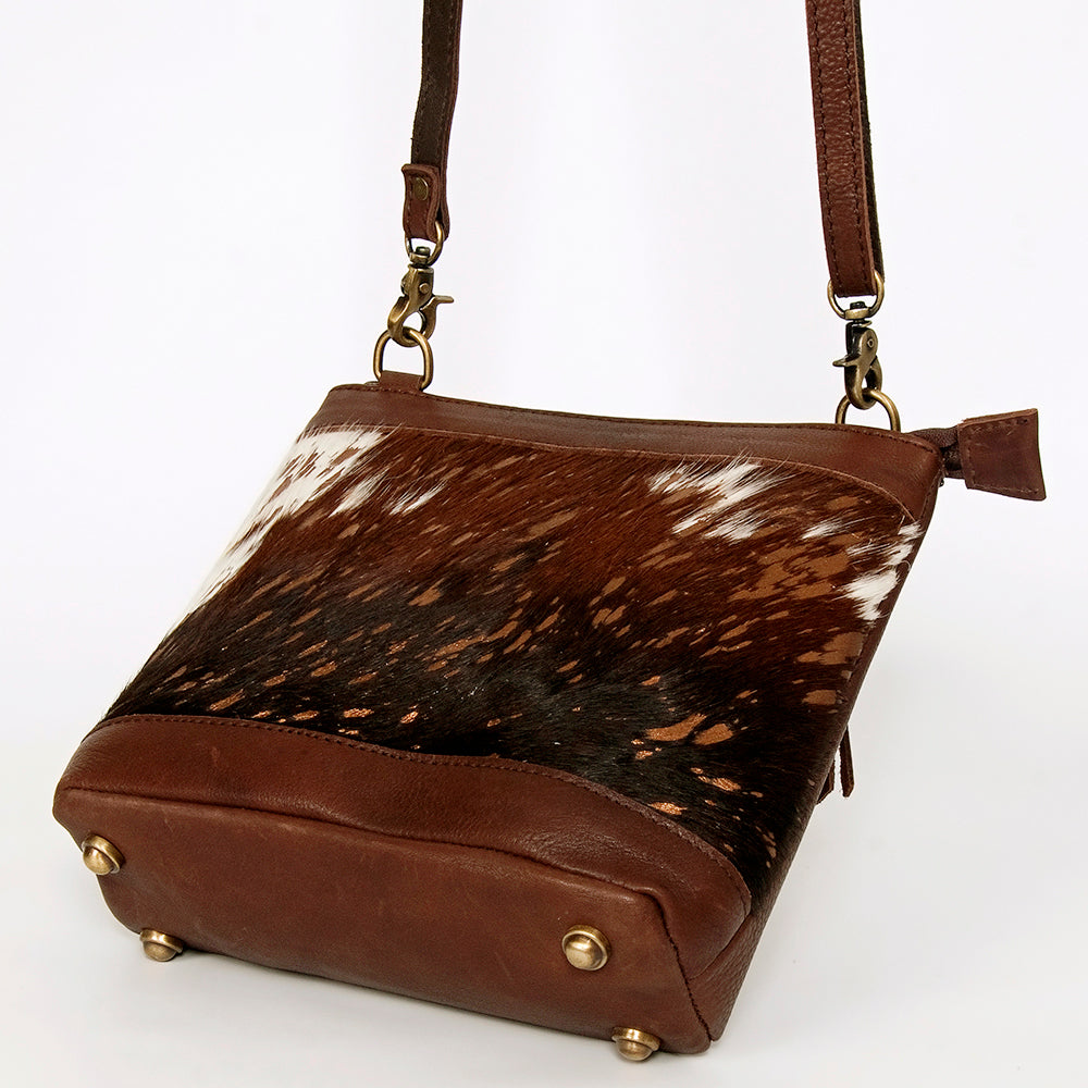 LC-ADBGA236 Hair on Crossbody Genuine Western Leather Women Bag