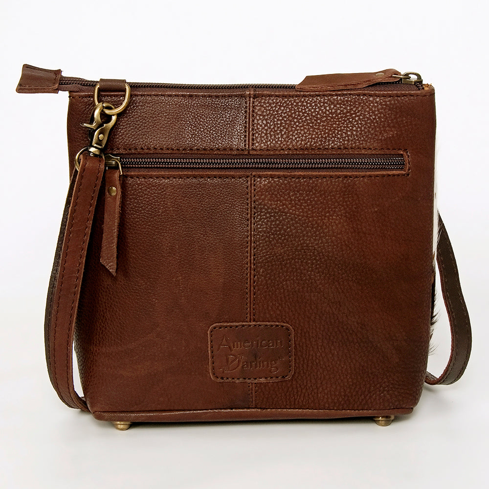 LC-ADBGA236 Hair on Crossbody Genuine Western Leather Women Bag