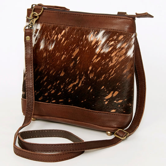 LC-ADBGA236 Hair on Crossbody Genuine Western Leather Women Bag