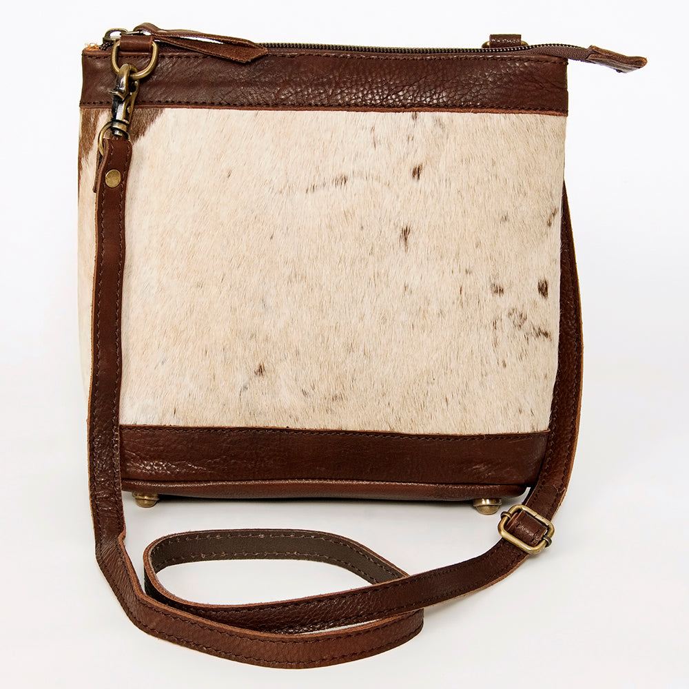 LC-ADBGA236 Hair on Crossbody Genuine Western Leather Women Bag