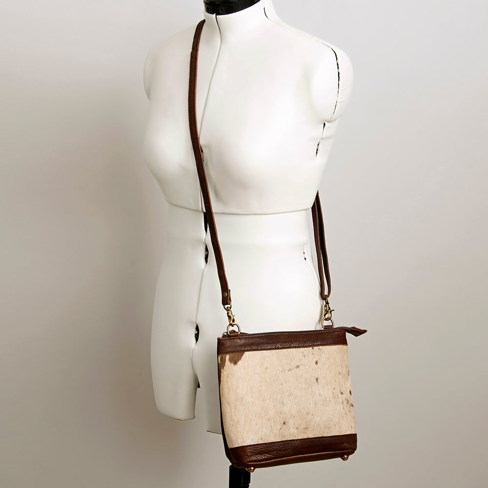LC-ADBGA236 Hair on Crossbody Genuine Western Leather Women Bag