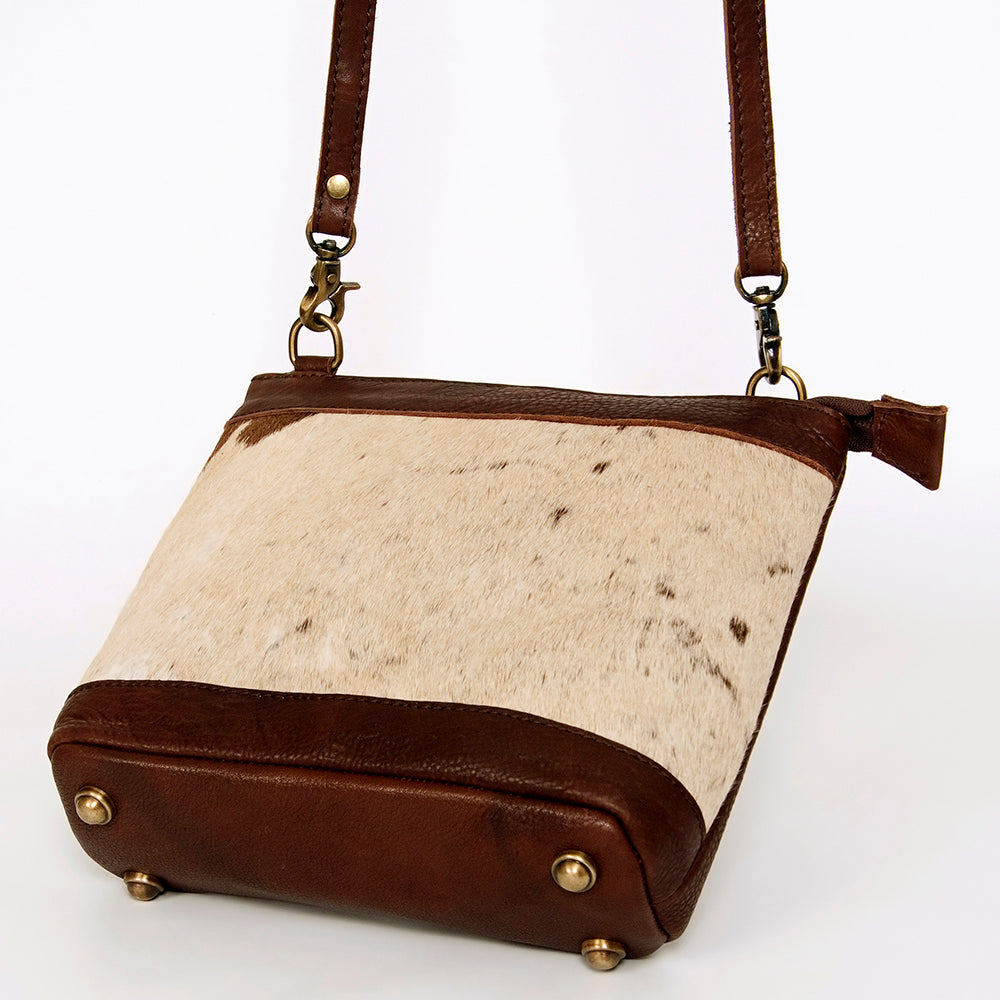 LC-ADBGA236 Hair on Crossbody Genuine Western Leather Women Bag