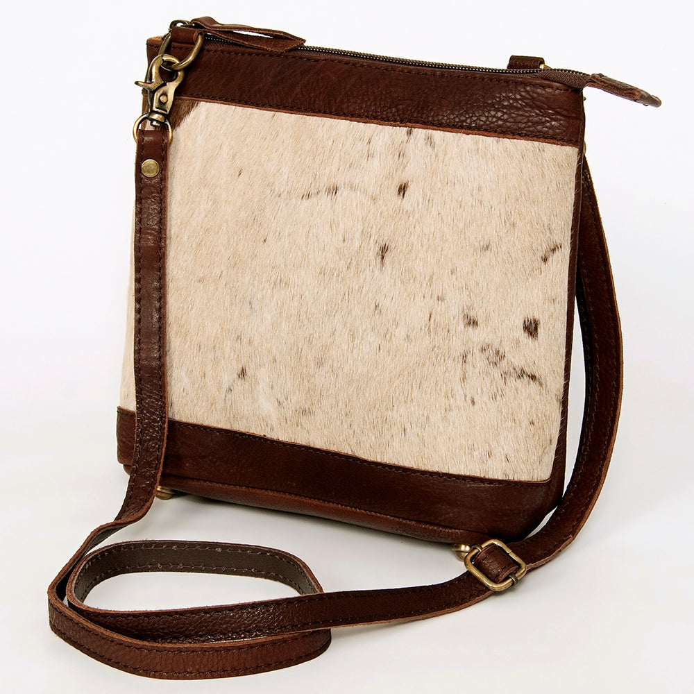 LC-ADBGA236 Hair on Crossbody Genuine Western Leather Women Bag