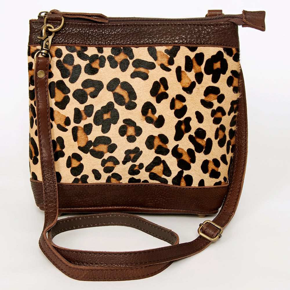 LC-ADBGA236 Hair on Crossbody Genuine Western Leather Women Bag