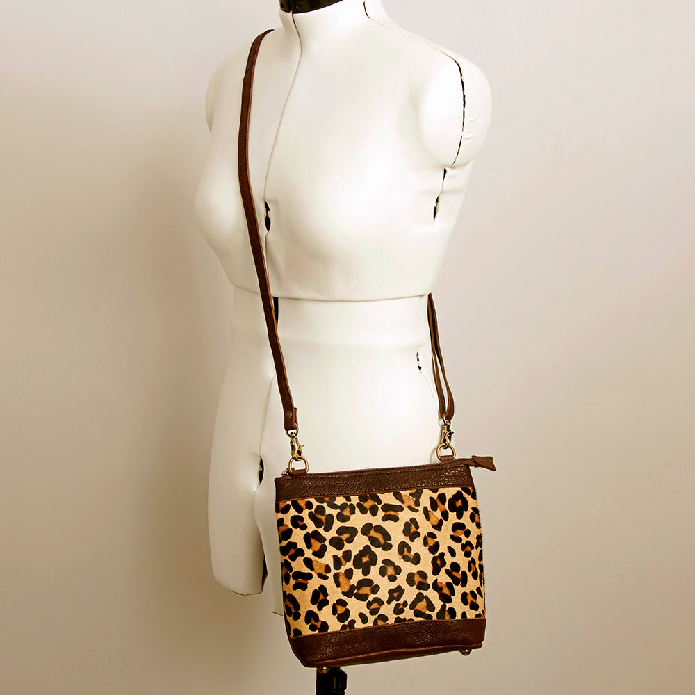 LC-ADBGA236 Hair on Crossbody Genuine Western Leather Women Bag