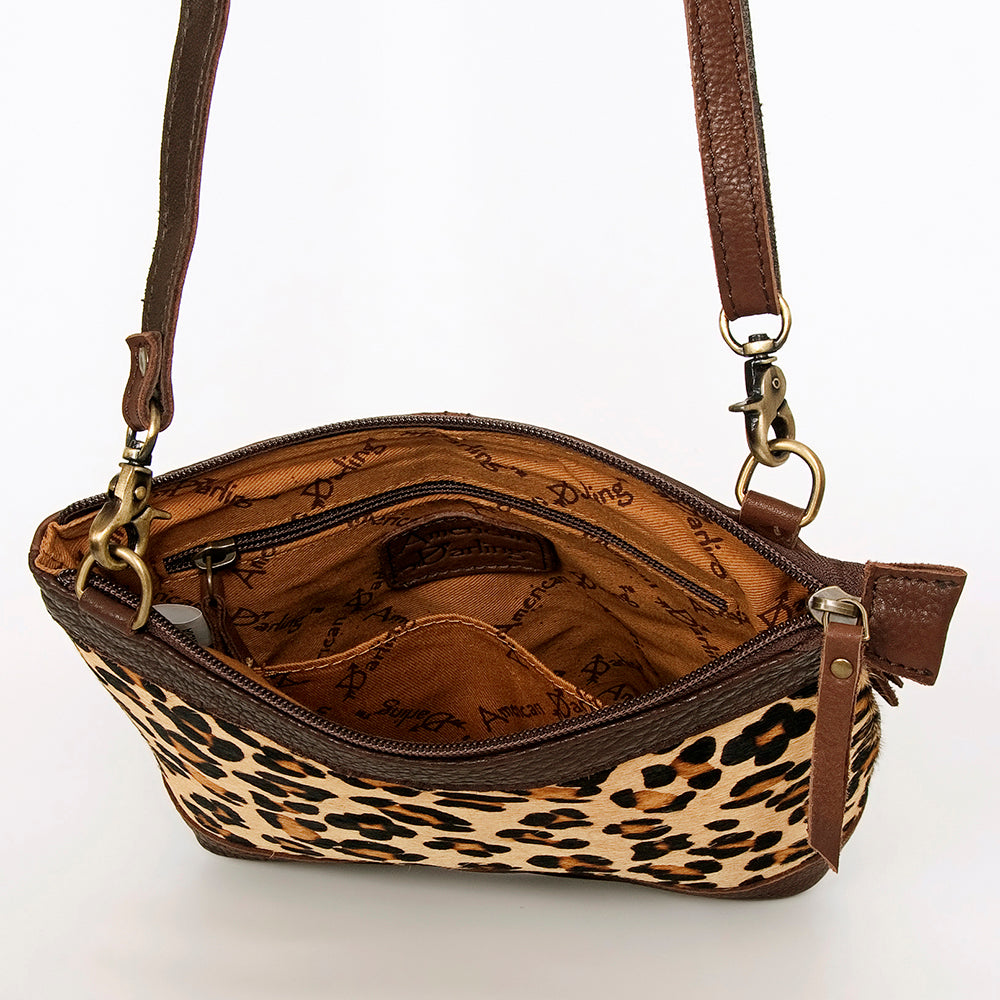 LC-ADBGA236 Hair on Crossbody Genuine Western Leather Women Bag