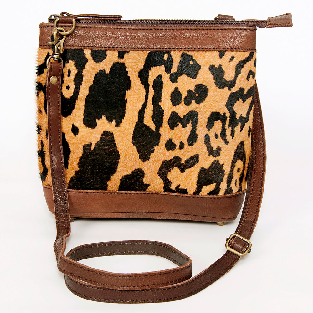 LC-ADBGA236 Hair on Crossbody Genuine Western Leather Women Bag