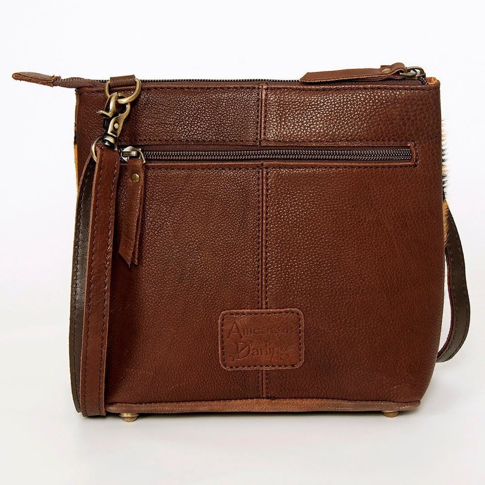 LC-ADBGA236 Hair on Crossbody Genuine Western Leather Women Bag