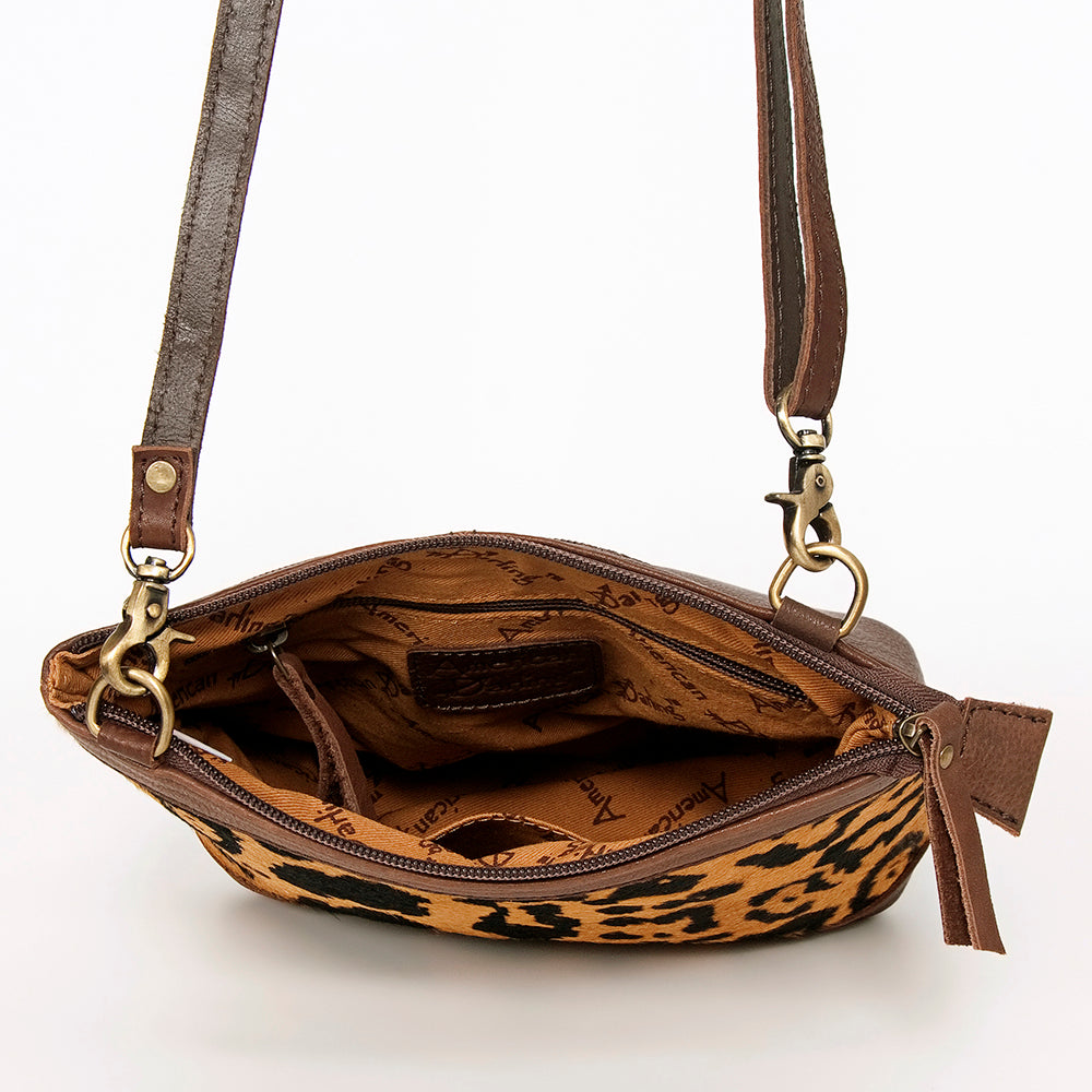 LC-ADBGA236 Hair on Crossbody Genuine Western Leather Women Bag