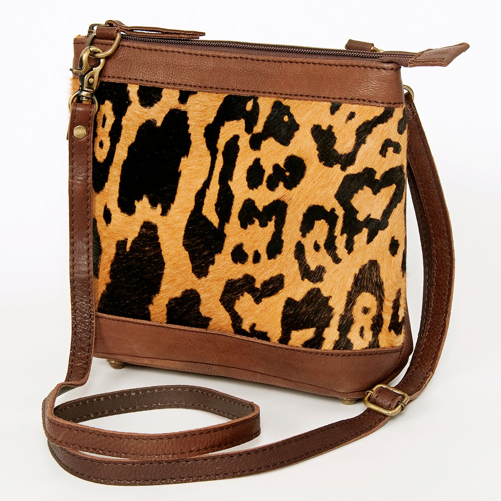 LC-ADBGA236 Hair on Crossbody Genuine Western Leather Women Bag