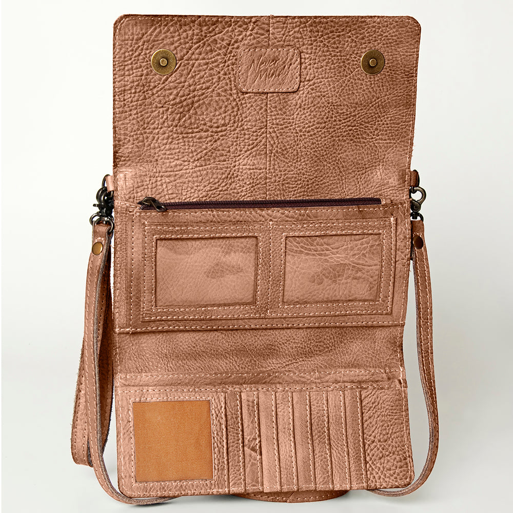 LC-NMBG103 Wristlet Genuine Leather women bag western Bag