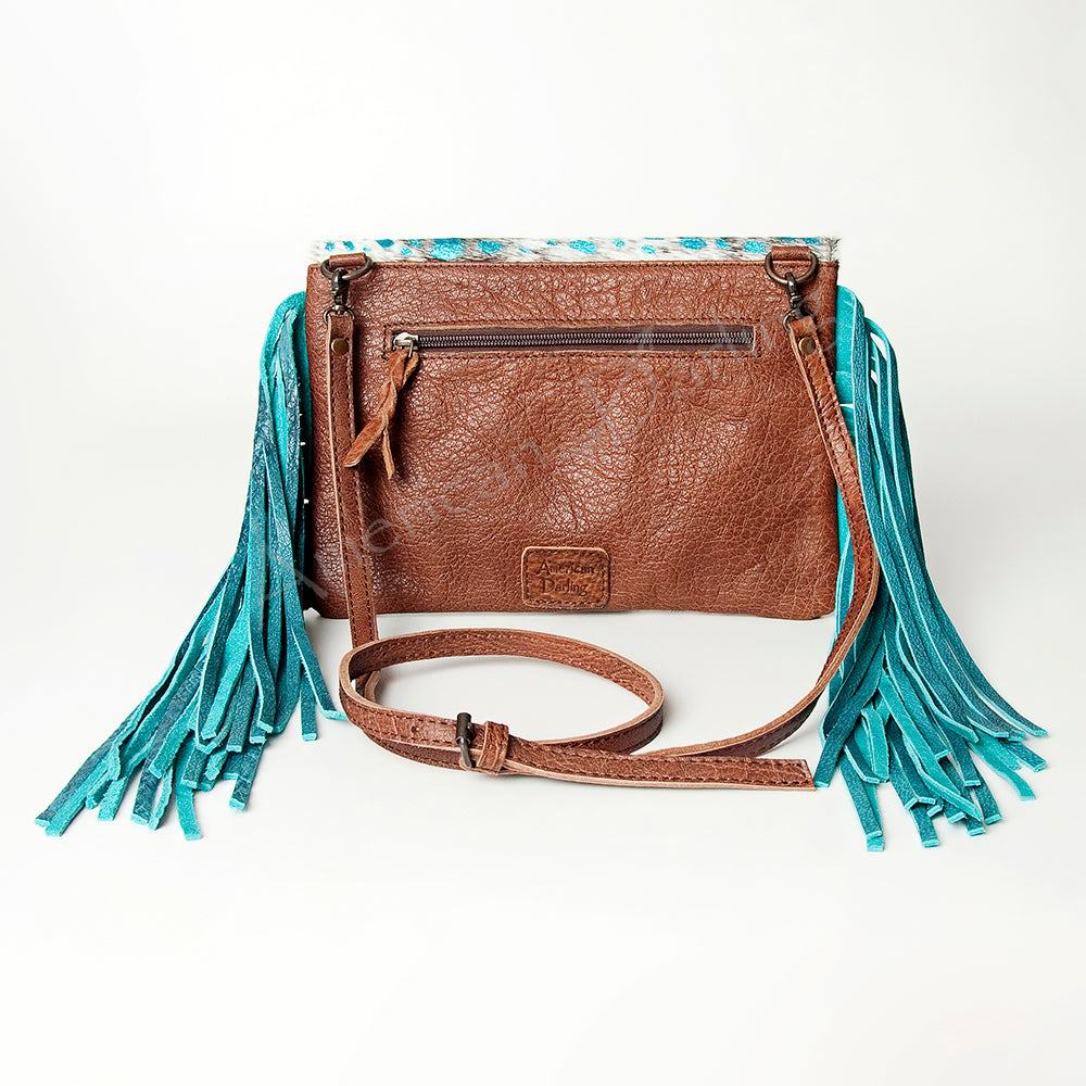 ADBG490 Envelope Hair On Genuine Western Leather Women Bag