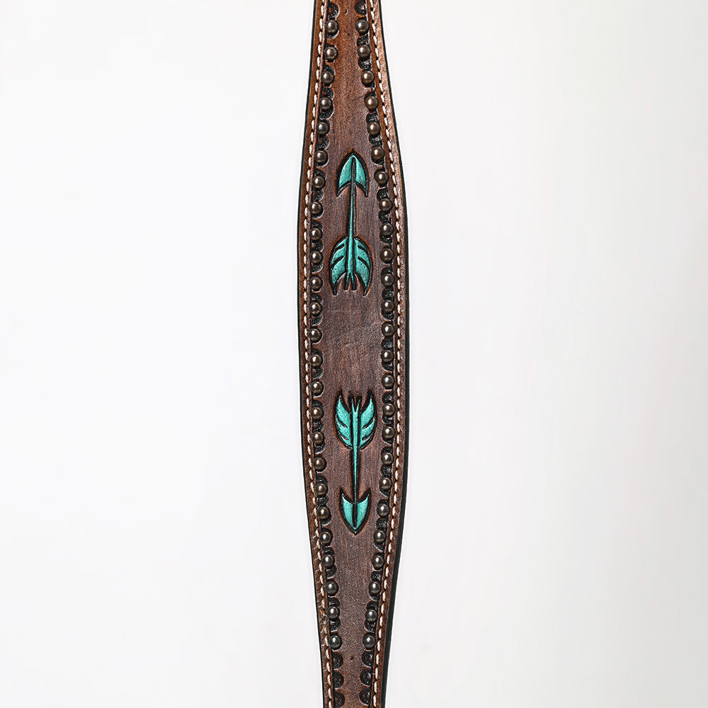 BER149-Western Leather Wither Straps