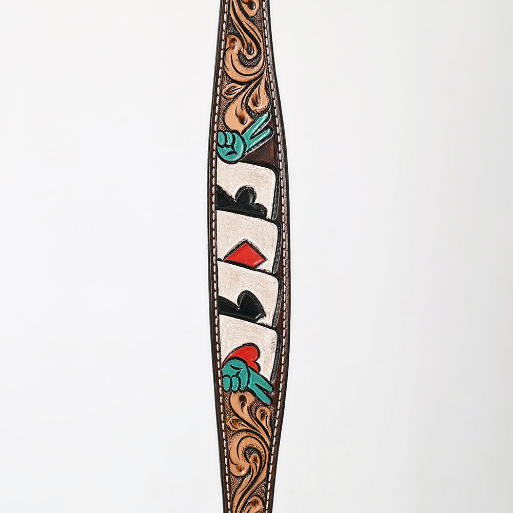 BER154-Western Leather Wither Straps