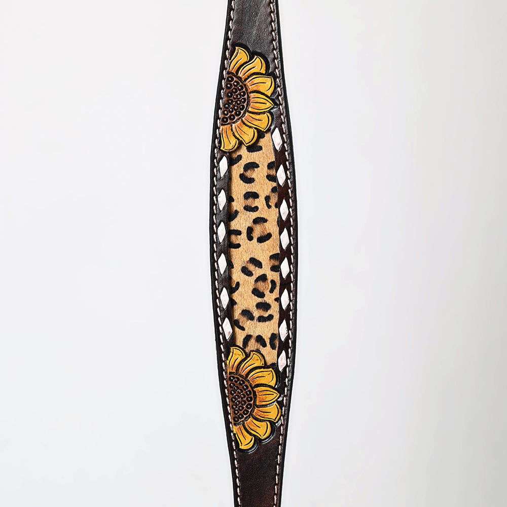 BER166-Western Leather Wither Straps
