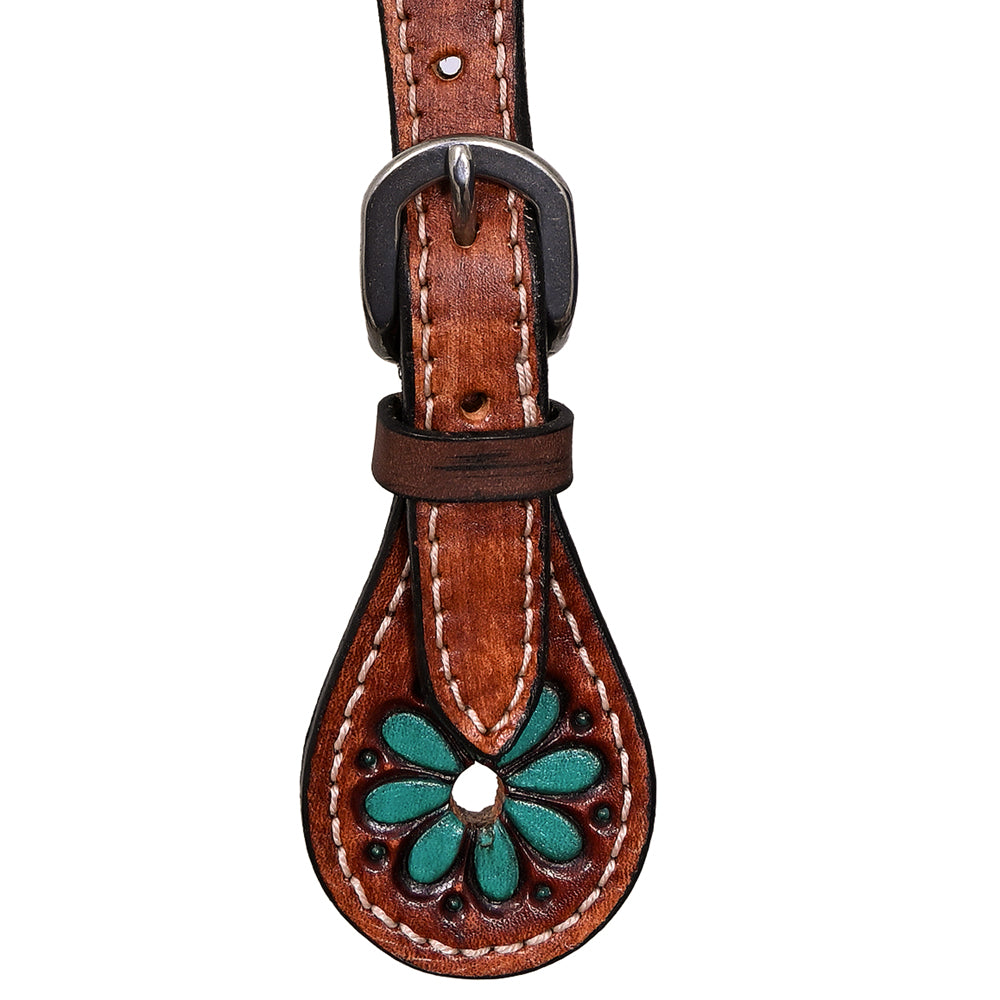 BER174-Western American Leather Spur Strap