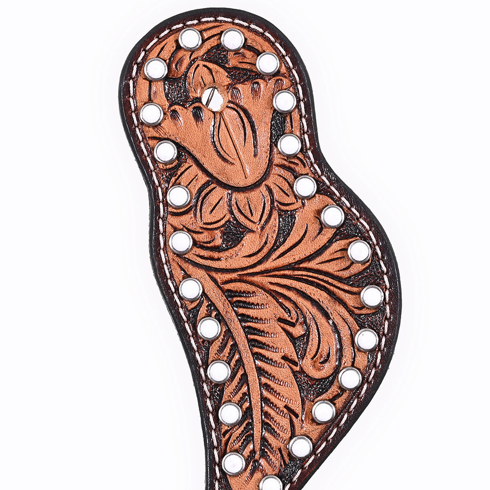 BER193-Western American Leather Spur Strap