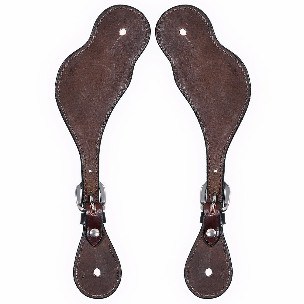 BER193-Western American Leather Spur Strap