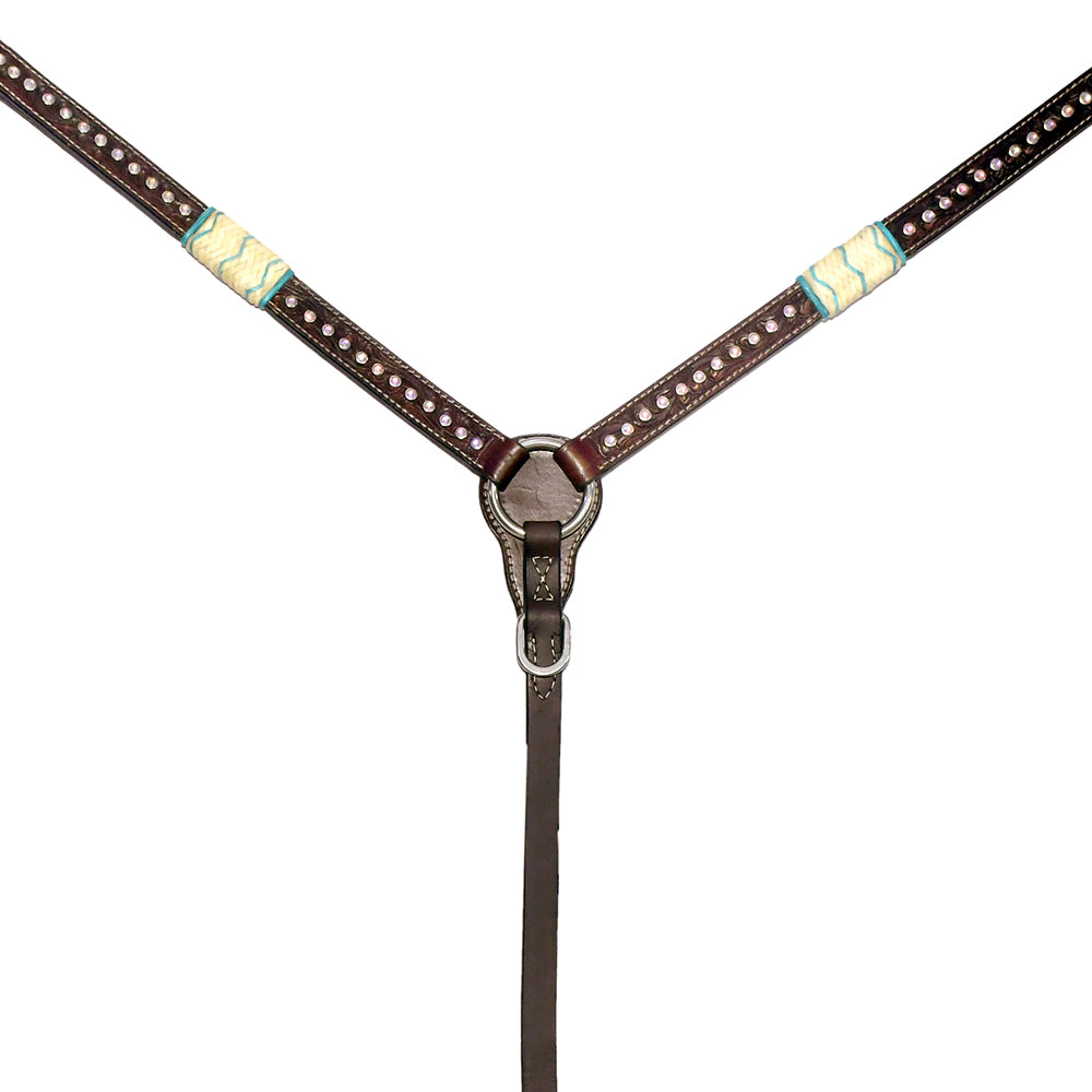BER204-Western Leather Breast Collar