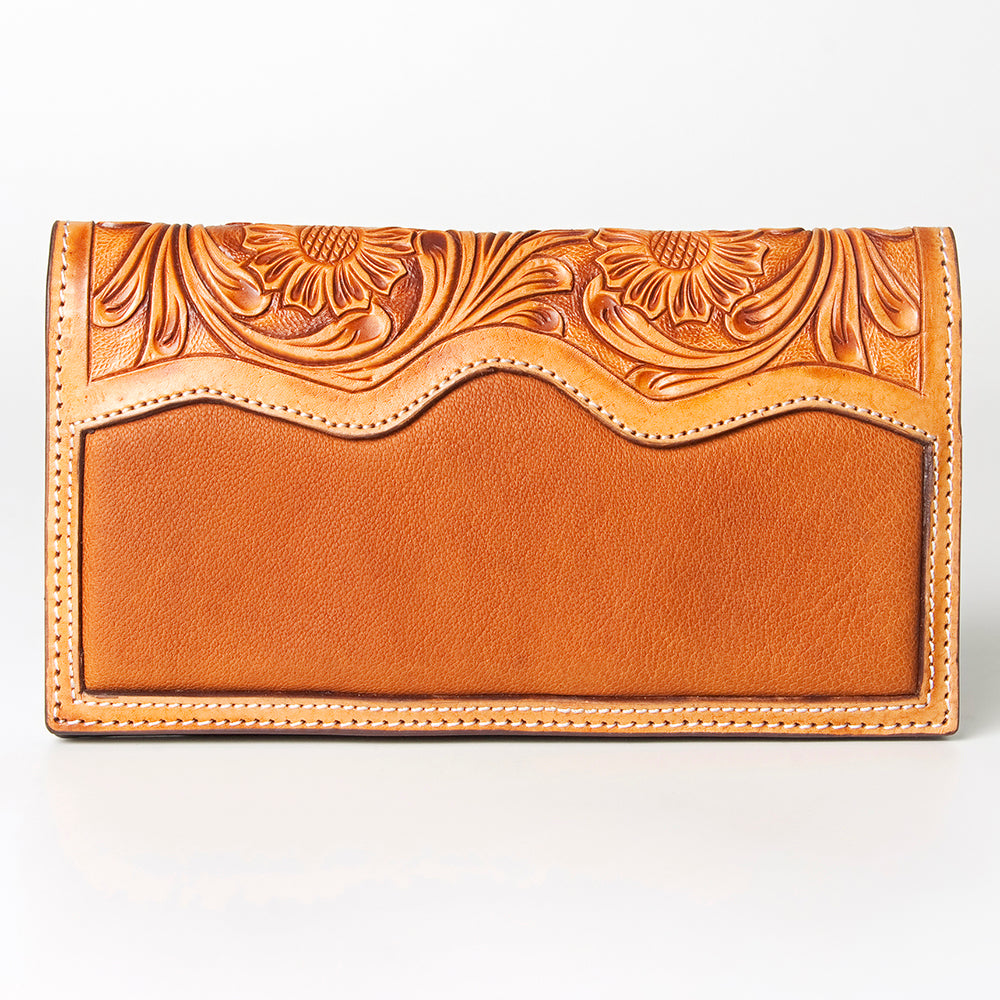 LC-ADBGZ584A Wallet Genuine Western Leather Women Bag