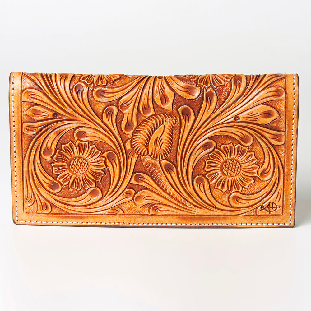LC-ADBGZ584A Wallet Genuine Western Leather Women Bag