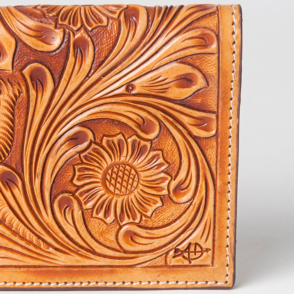 LC-ADBGZ584A Wallet Genuine Western Leather Women Bag