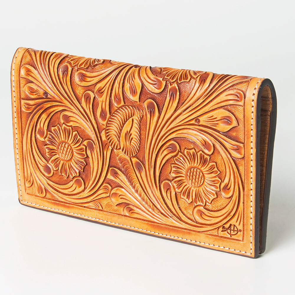 LC-ADBGZ584A Wallet Genuine Western Leather Women Bag