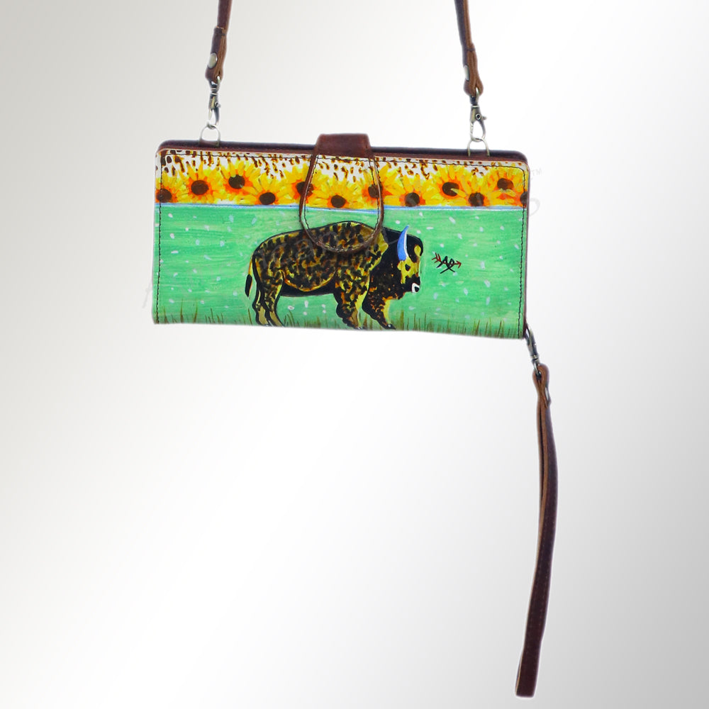 ADBGM113 Wallet Genuine Western Leather Women Bag Belle