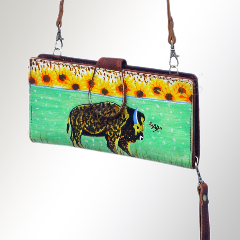 ADBGM113 Wallet Genuine Western Leather Women Bag Belle