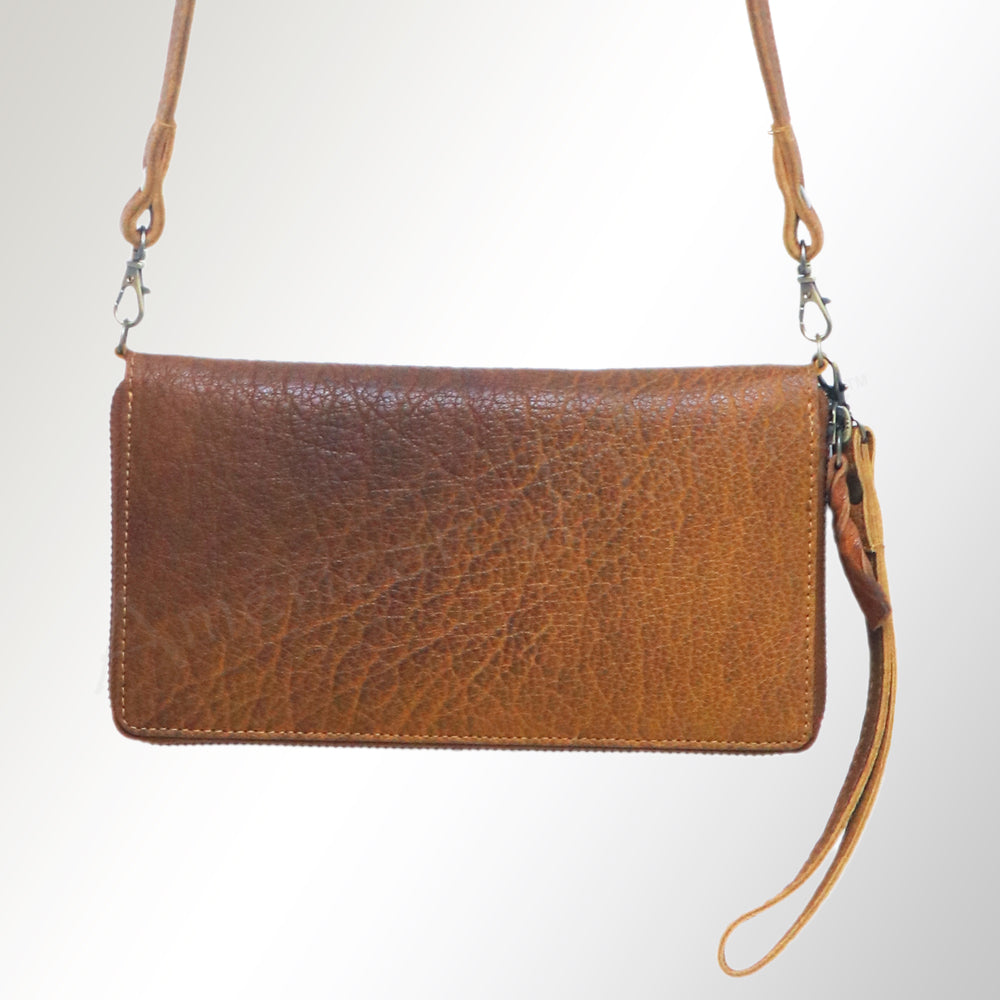 ADBGM231 American Darling Luxury Leather Crossbody Organiser with Multi-Compartment Design