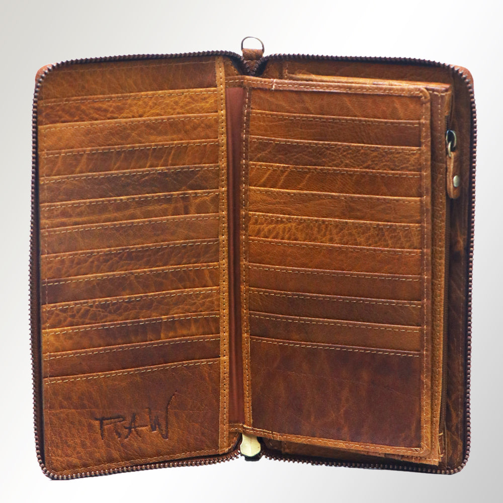 ADBGM231 American Darling Luxury Leather Crossbody Organiser with Multi-Compartment Design