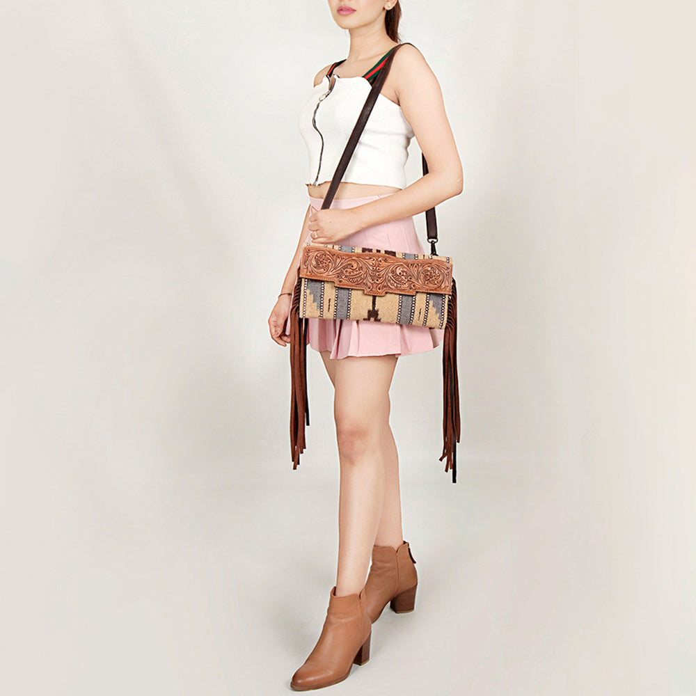 LC-ADBGZ199E Crossbody Genuine Western Leather Women Bag