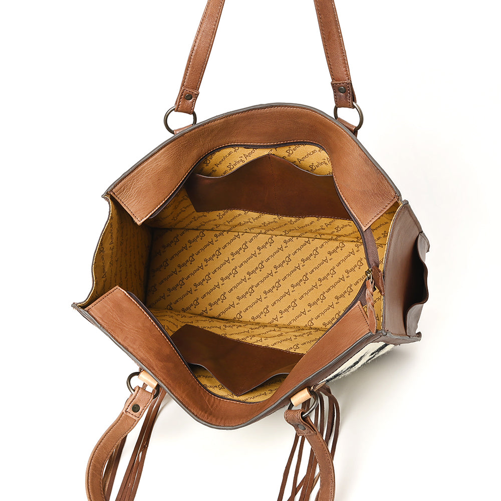 LC-ADBGZ201B Tote Genuine Western Leather Women Bag