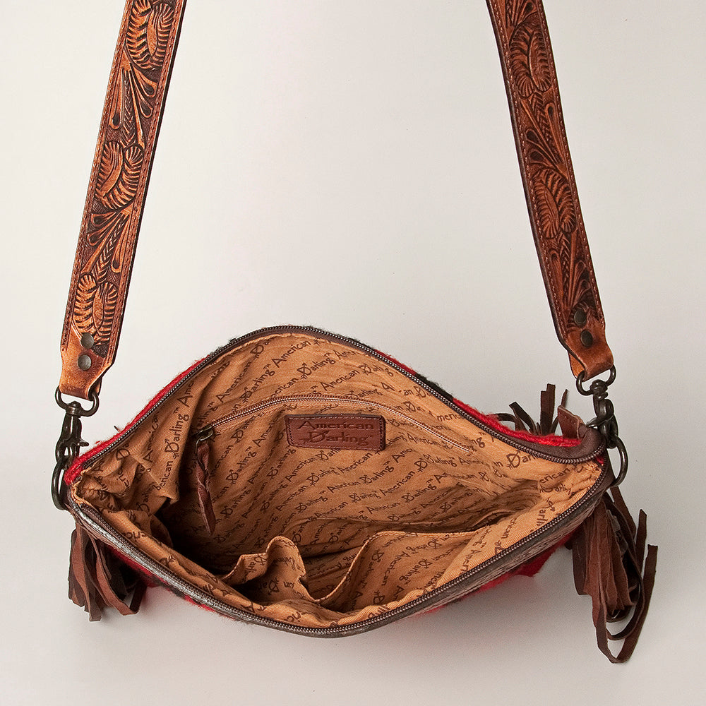 LC-ADBGZ230B Crossbody Genuine Western Leather Women Bag