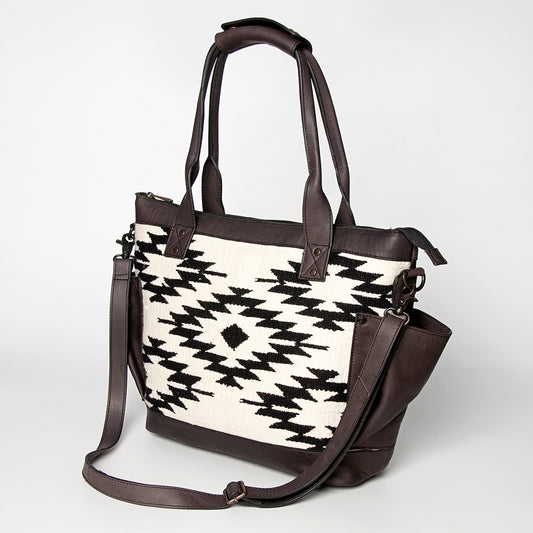 LC-ADBGZ324B Tote Genuine Western Leather Women Bag